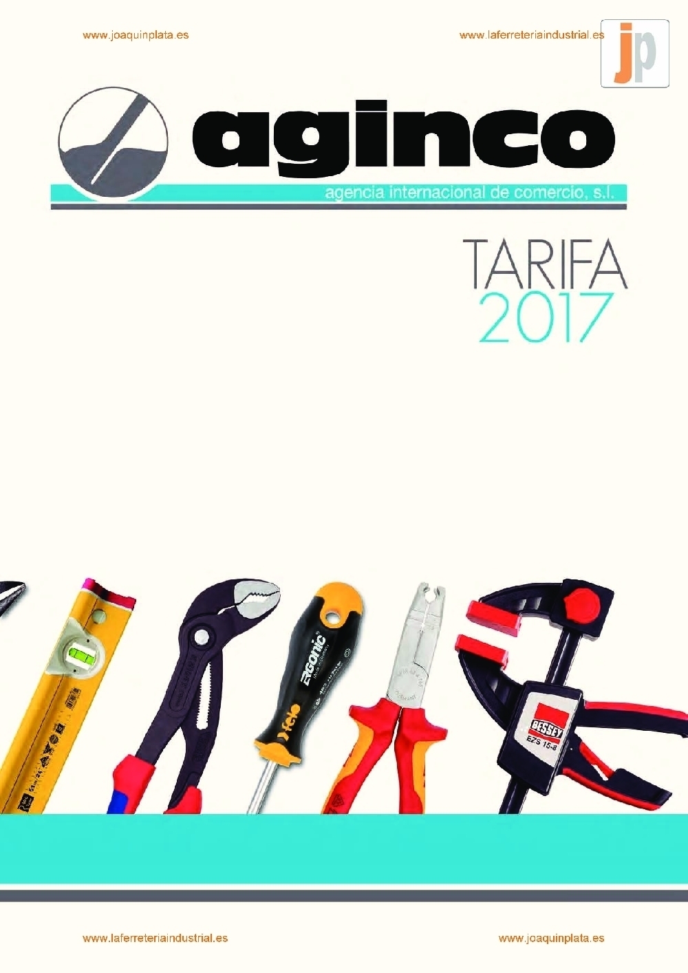 Aginco Catálogo Tarifa 2017